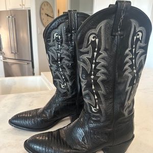 Tony Lama Lizard & Leather Boots